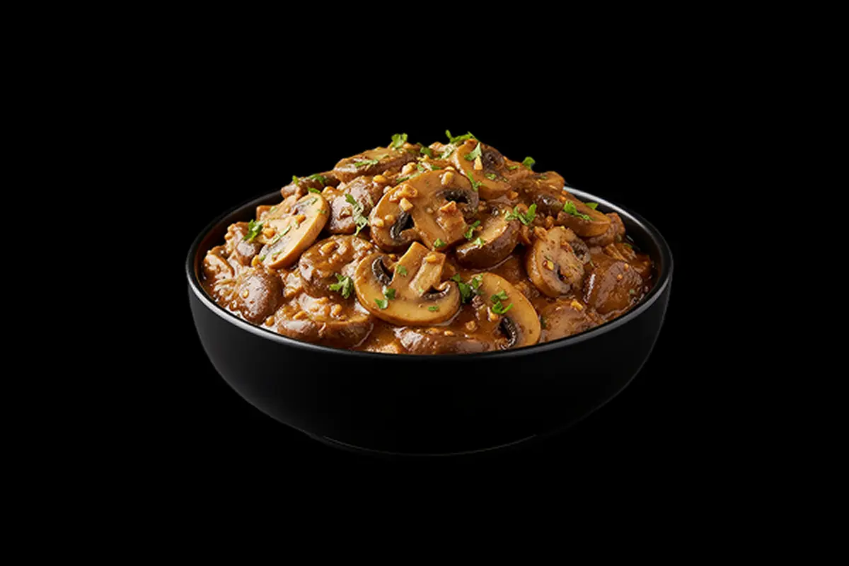 Garlic Mushroom Bhaji